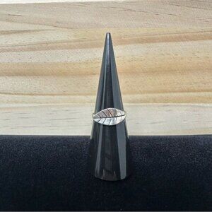 Sterling silver leaf ring 925